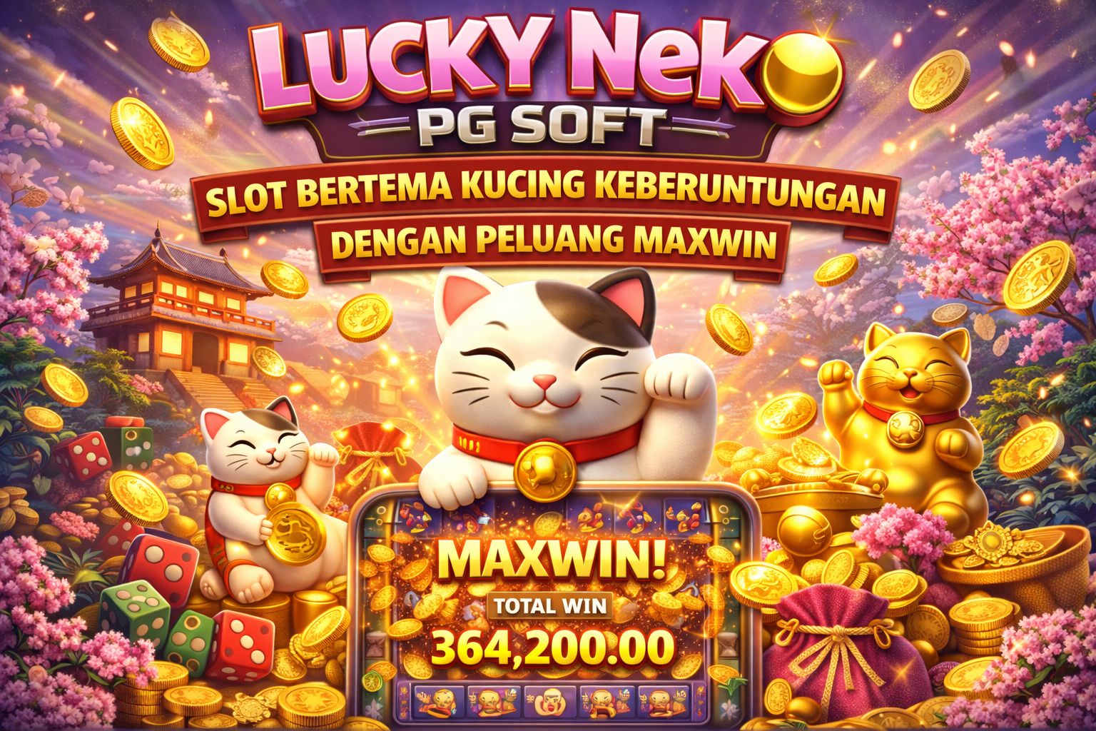 Lucky Neko PG Soft: Slot Bertema Kucing Keberuntungan dengan Peluang Maxwin